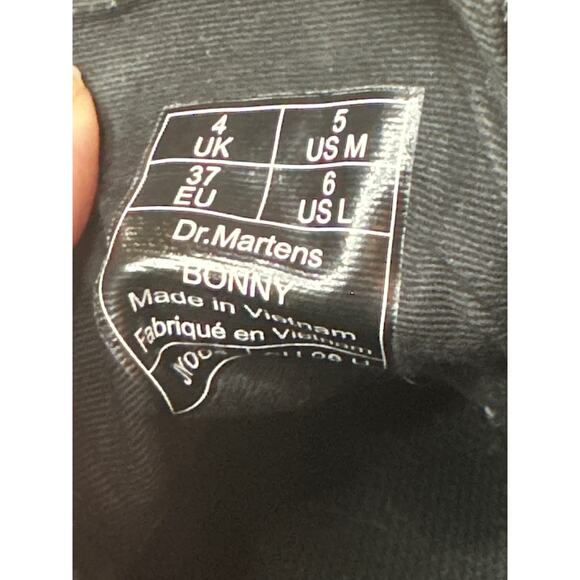 Dr. Marten’s Men’s Black Woven ‘Bonny’ Poly Casual Lace Up Combat Boots Size 5 - Picture 9 of 9